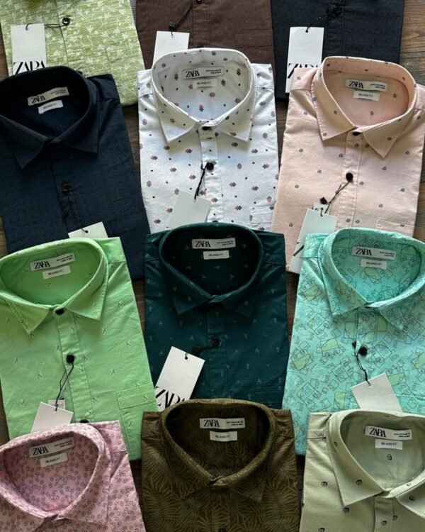 Premium oxford cotton printed shirts