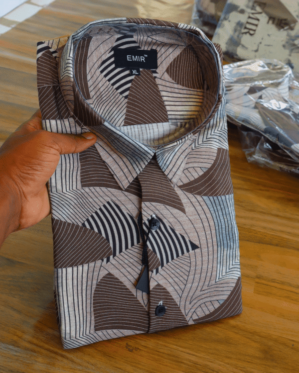 Linen cotton Printed shirt