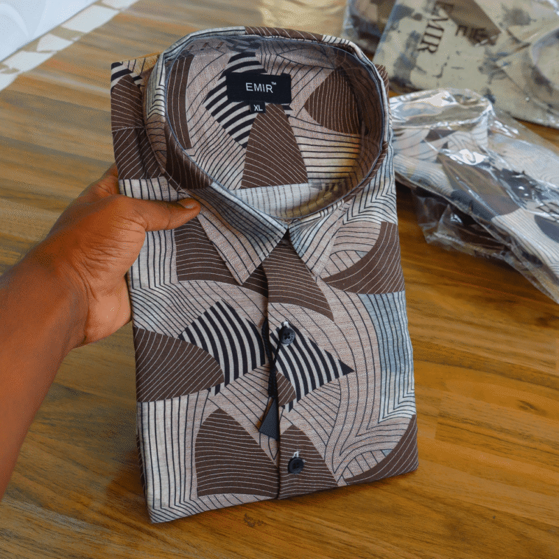Linen cotton Printed shirt