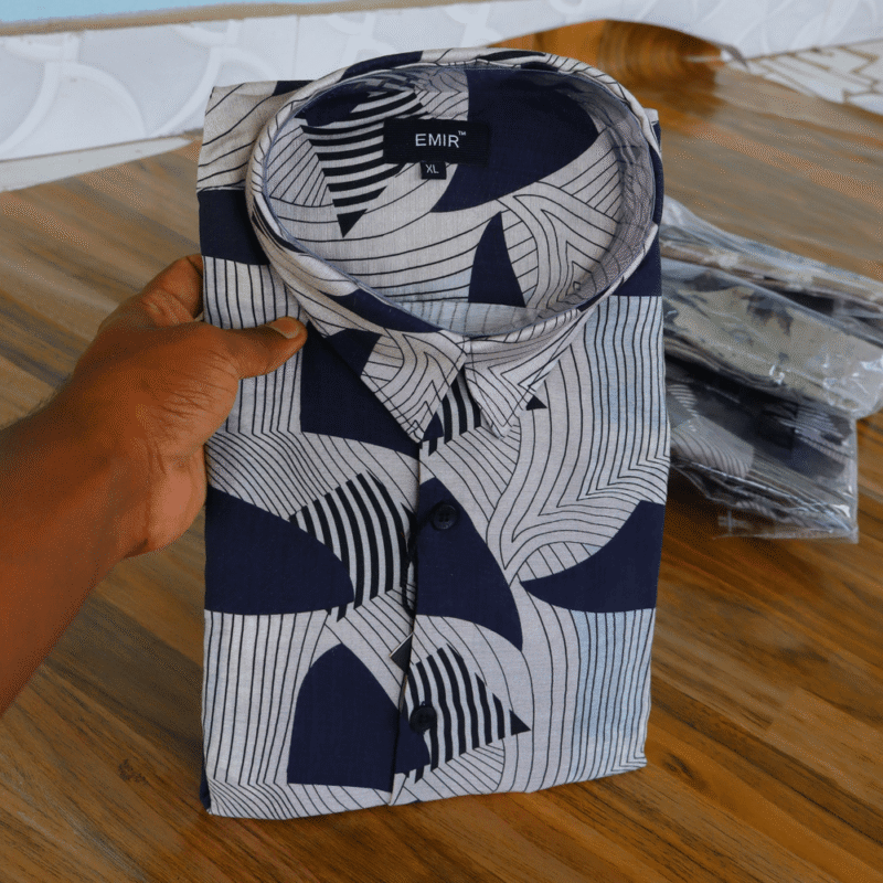 Linen cotton Printed shirt