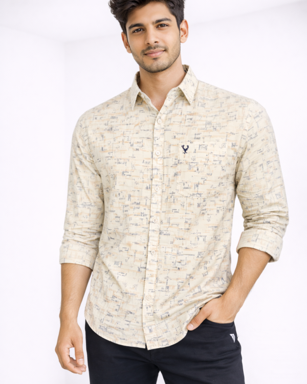 Premium quality cotton printed shirt