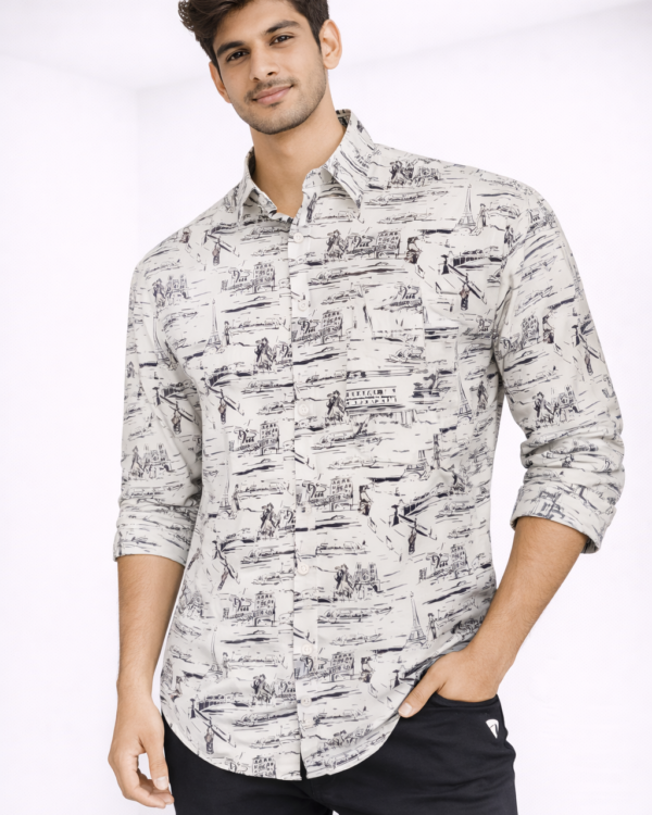 Premium quality satin fabric shirt