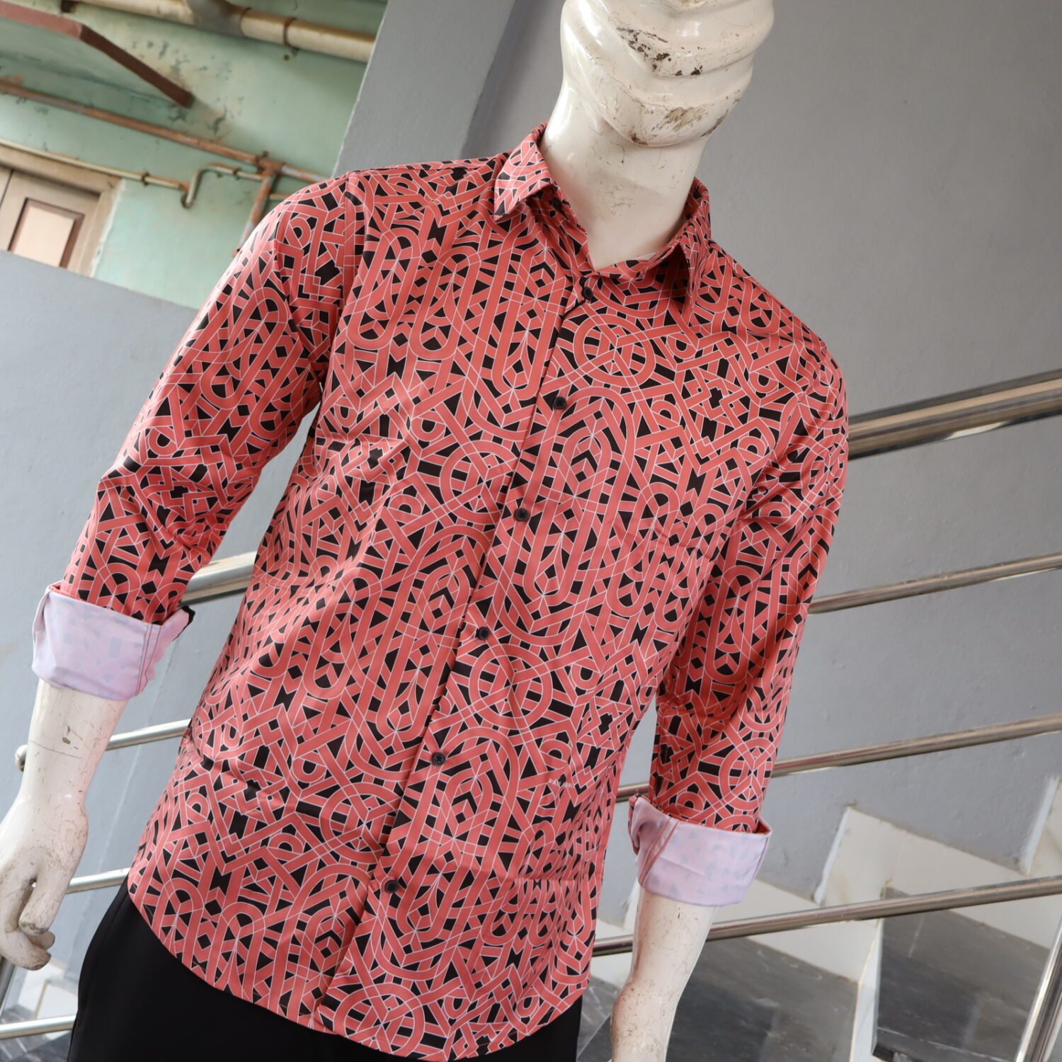 Satin Printed shirt