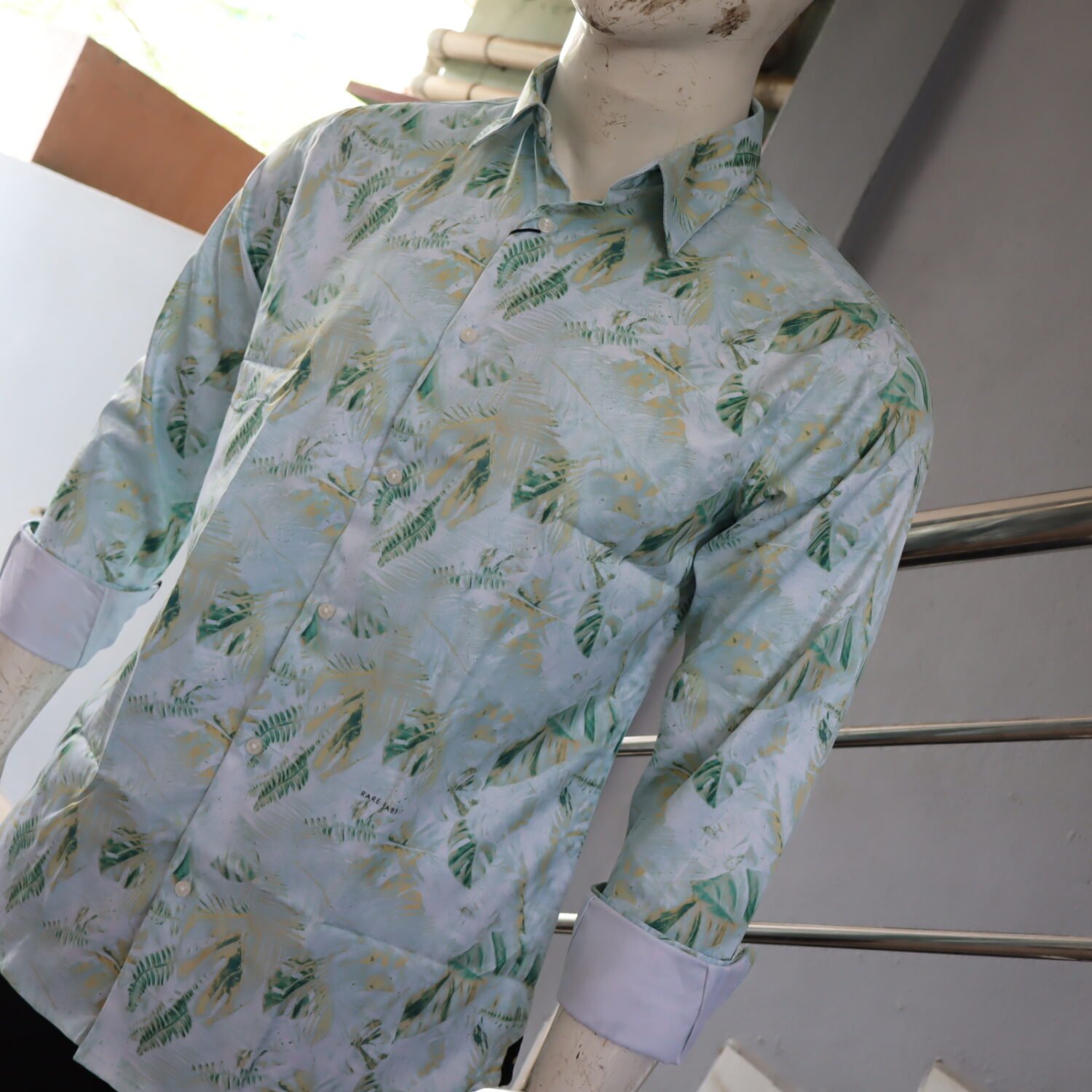 Satin Printed shirt - Image 4