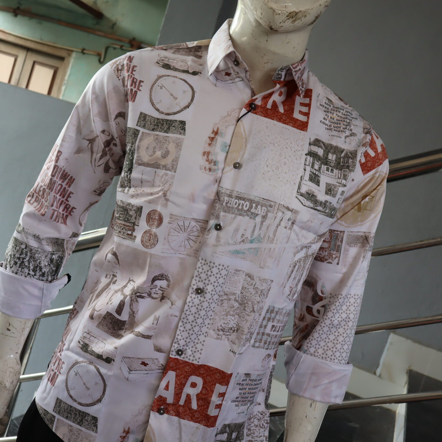 Satin Printed shirt