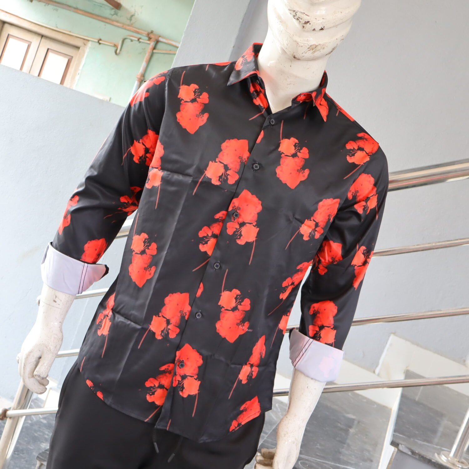 Satin Printed shirt