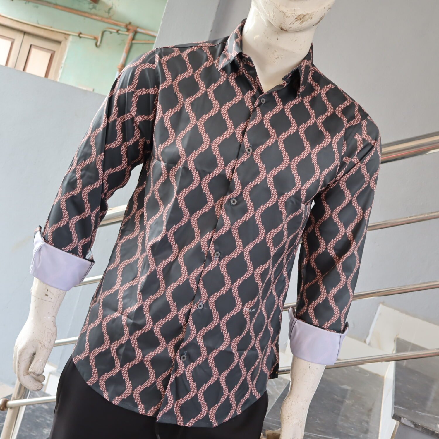 Satin Printed shirt