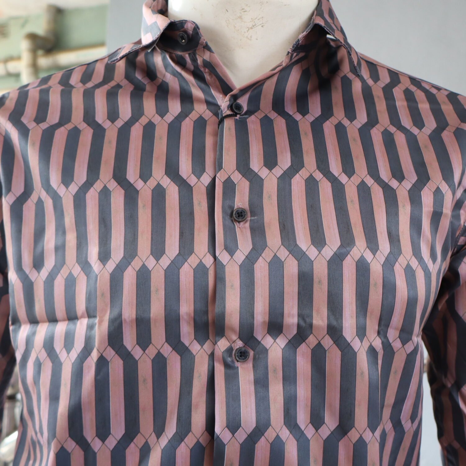 Satin Printed shirt - Image 4