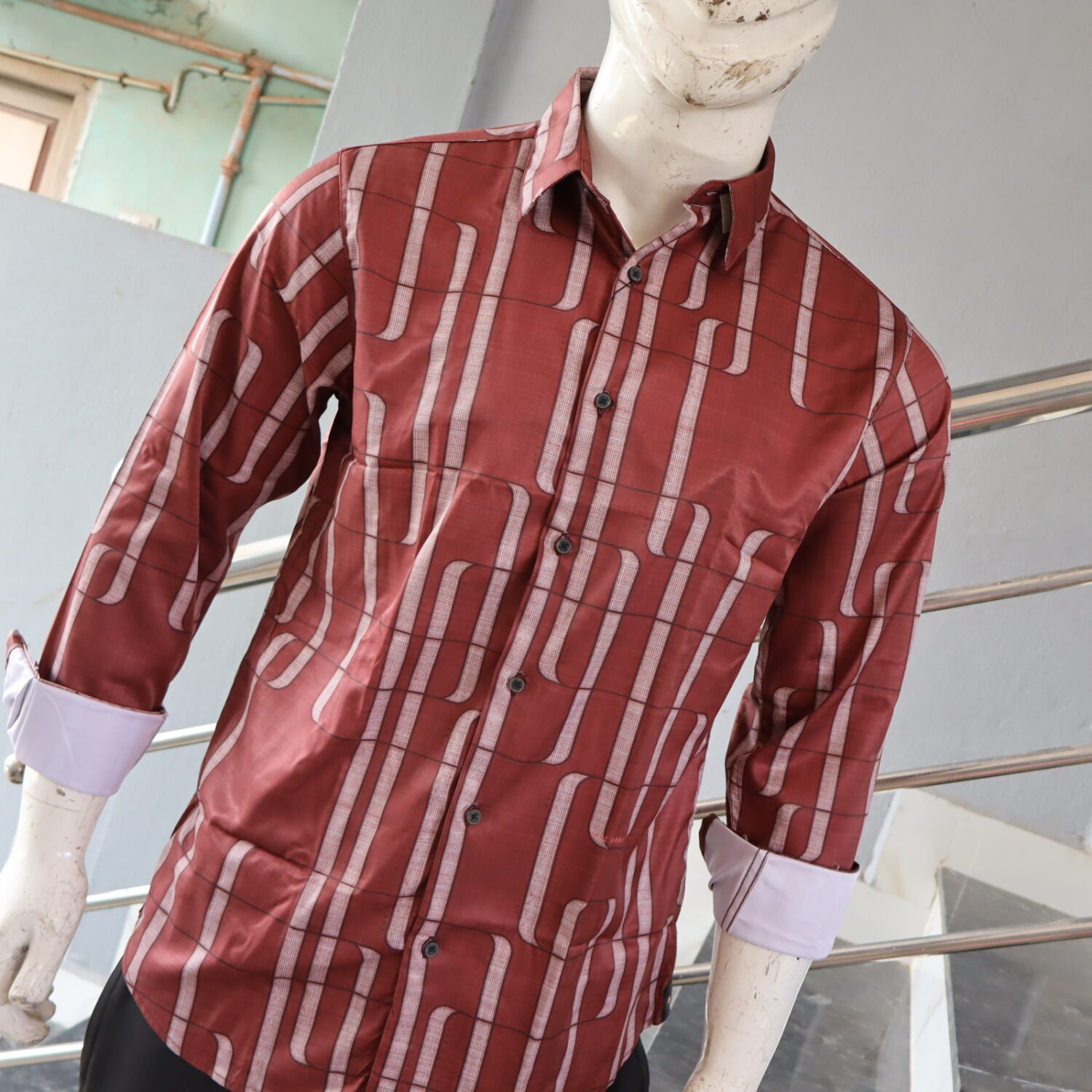 Satin Printed shirt