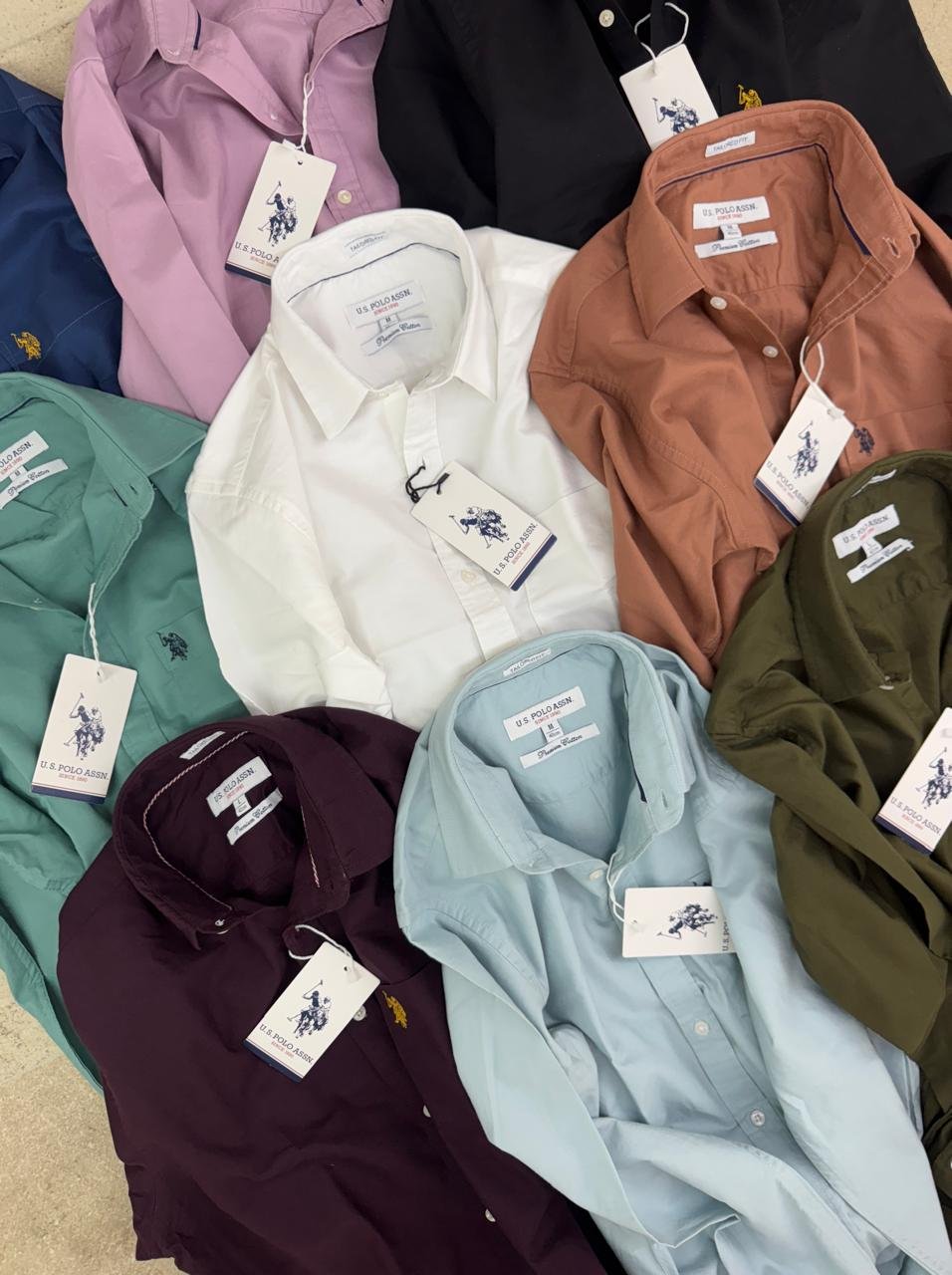 Premium Oxford cotton Plain shirts - Image 16