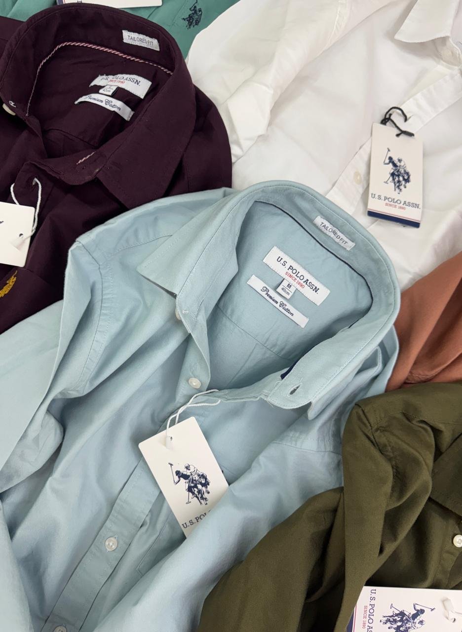 Premium Oxford cotton Plain shirts - Image 12