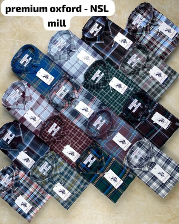 Premium Oxford cotton checks shirts