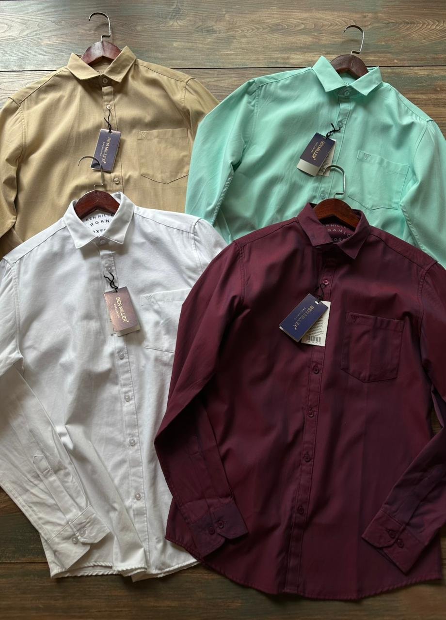 Premium Oxford cotton Plain shirts