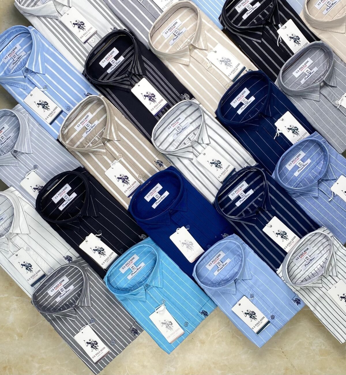 Premium Oxford cotton stripe shirts