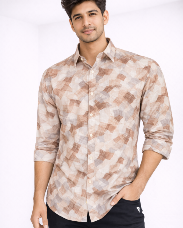 Premium quality cotton printed  shirt