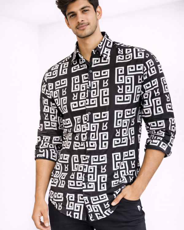 Premium Satin print shirt
