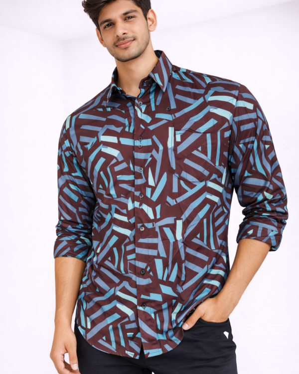 Premium Satin print shirt